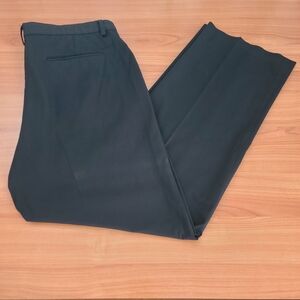 Calvin Klein Dress Pants Mens W34 L32‎ Black Polyester Blend Zip Fly Formal